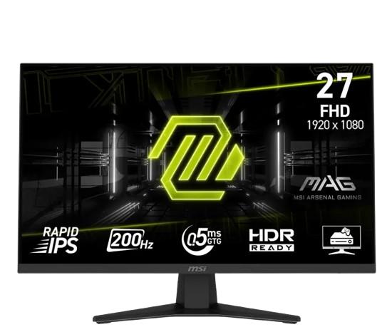 MSI MAG 274F 27 Inch Gaming Monitor , 200 Hertz 0.5 Millisecond , Black