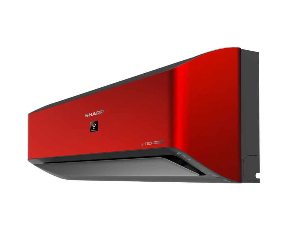تكييف سبليت شارب J-TECH - AY-XP12YHER ، قدرة 1.5 حصان ،بارد وسخن ،احمر