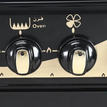 First Cook Gas Cooker , 5 Burners , Black Gold - FC1004