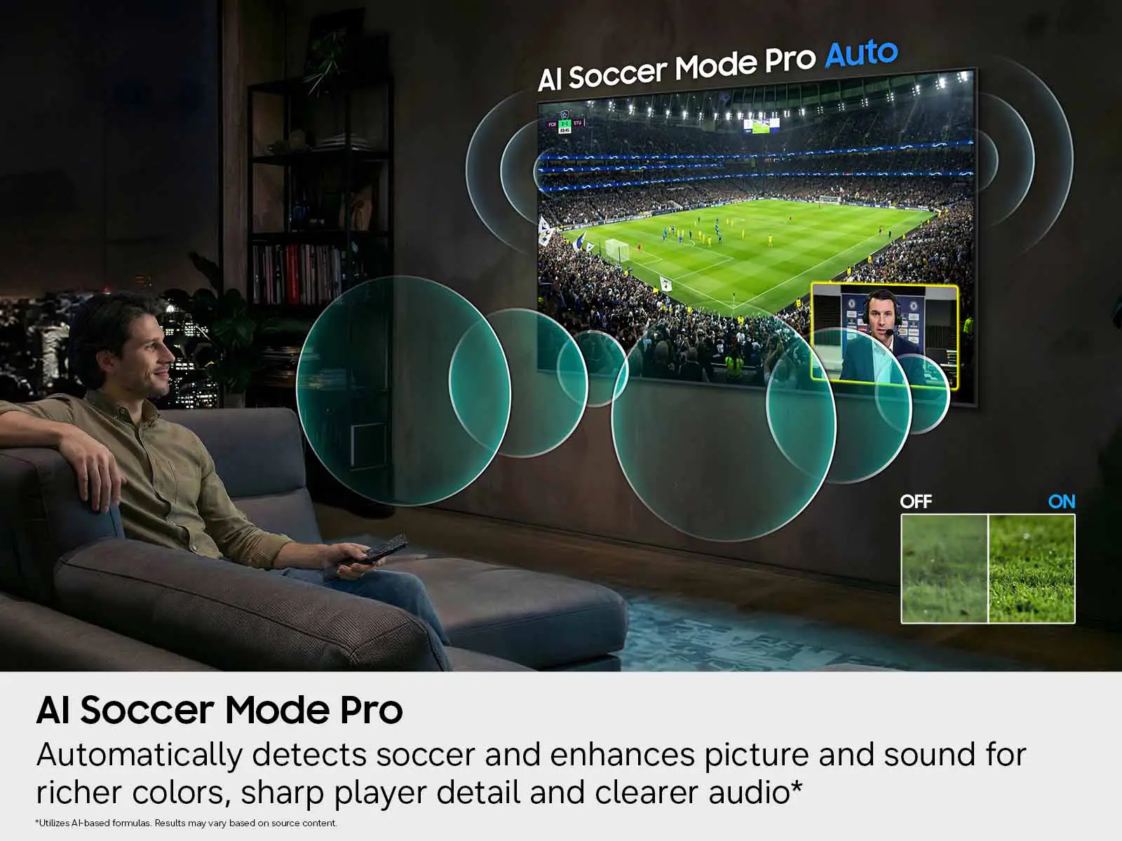 شاشة تلفزيون سمارت سامسونج ، مقاس 65 بوصة ، OLED ، دقة 4K UHD ، بريسيفر داخلي