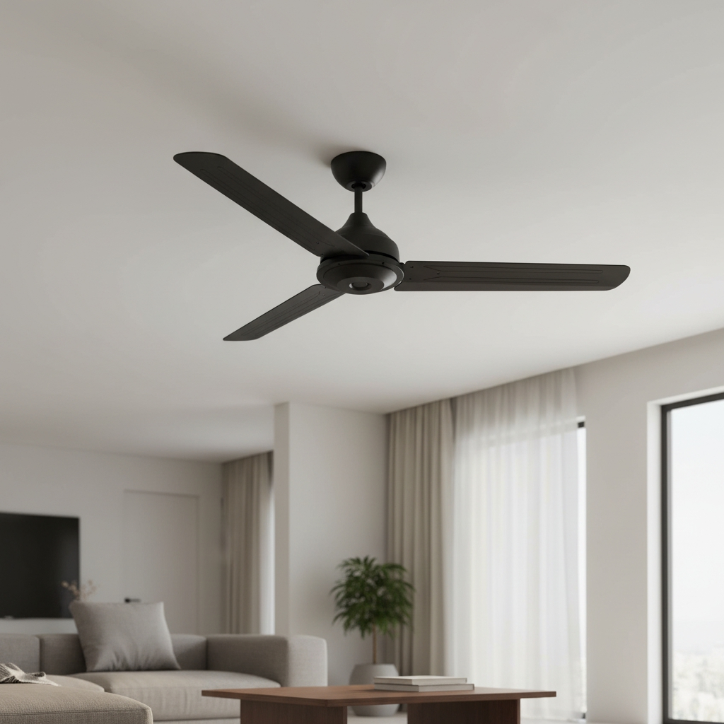 Tornado Ceiling Fan , 56 Inch , Black - TCF56WB