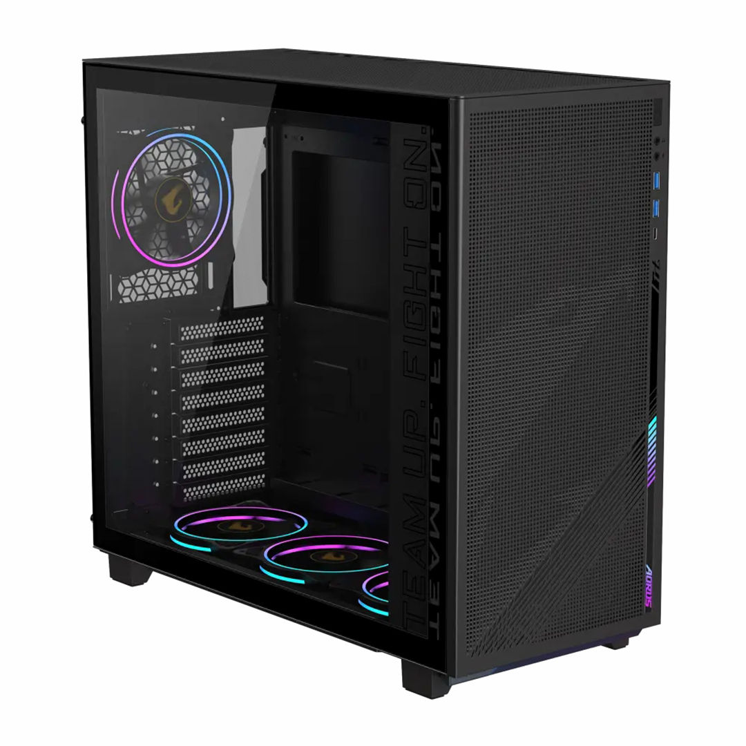 كيسة كمبيوتر جيجابايت اوروس C400 جلاس