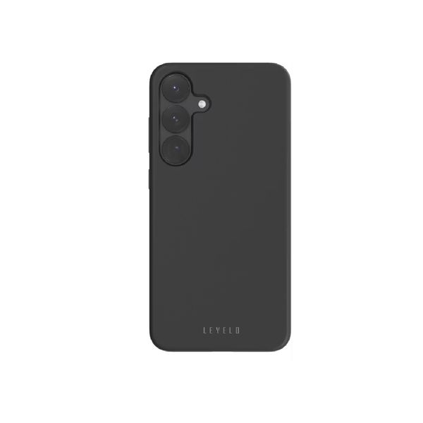 Levelo PC Back Cover forGalaxy S25 Plus ,Black - LVL-IRIS-25P-BK