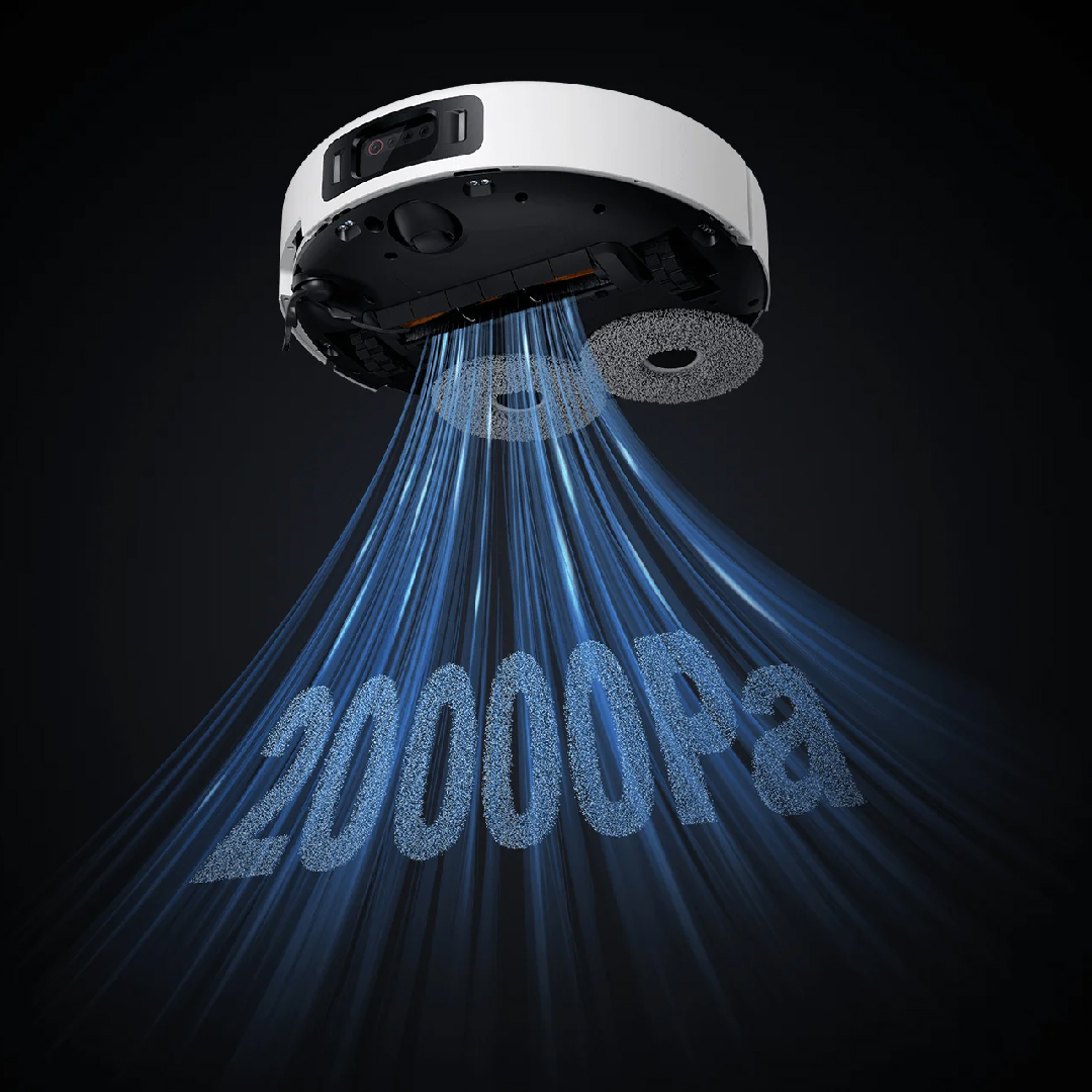 Xiaomi 5 pro Robotic Vacuum Cleaner , 5200 mAh White - OV21GL