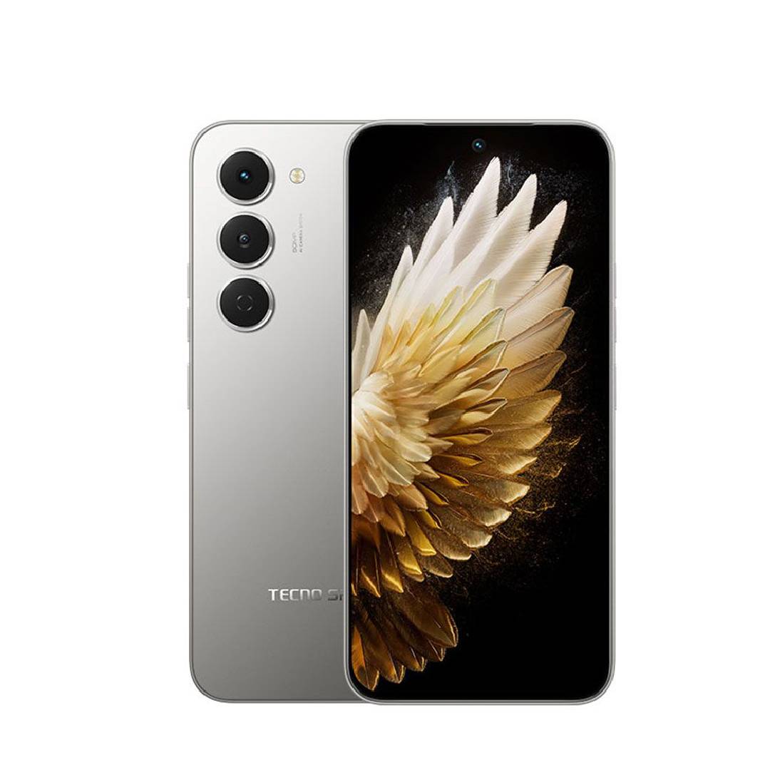 Tecno Spark 40 Pro , 128 GB , 8 GB , 4G , Dual-SIM - Moon Titanium