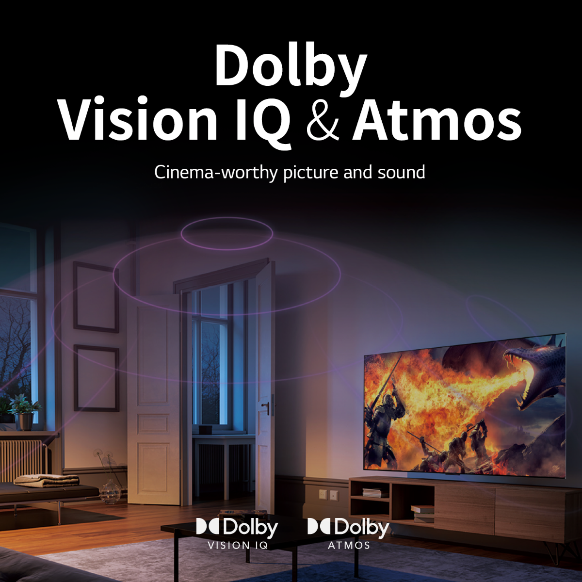 شاشة تلفزيون سمارت ال جي ، مقاس 55 بوصة ، OLED ، دقة 4K UHD ، بريسيفر داخلي - OLEDCS6LA