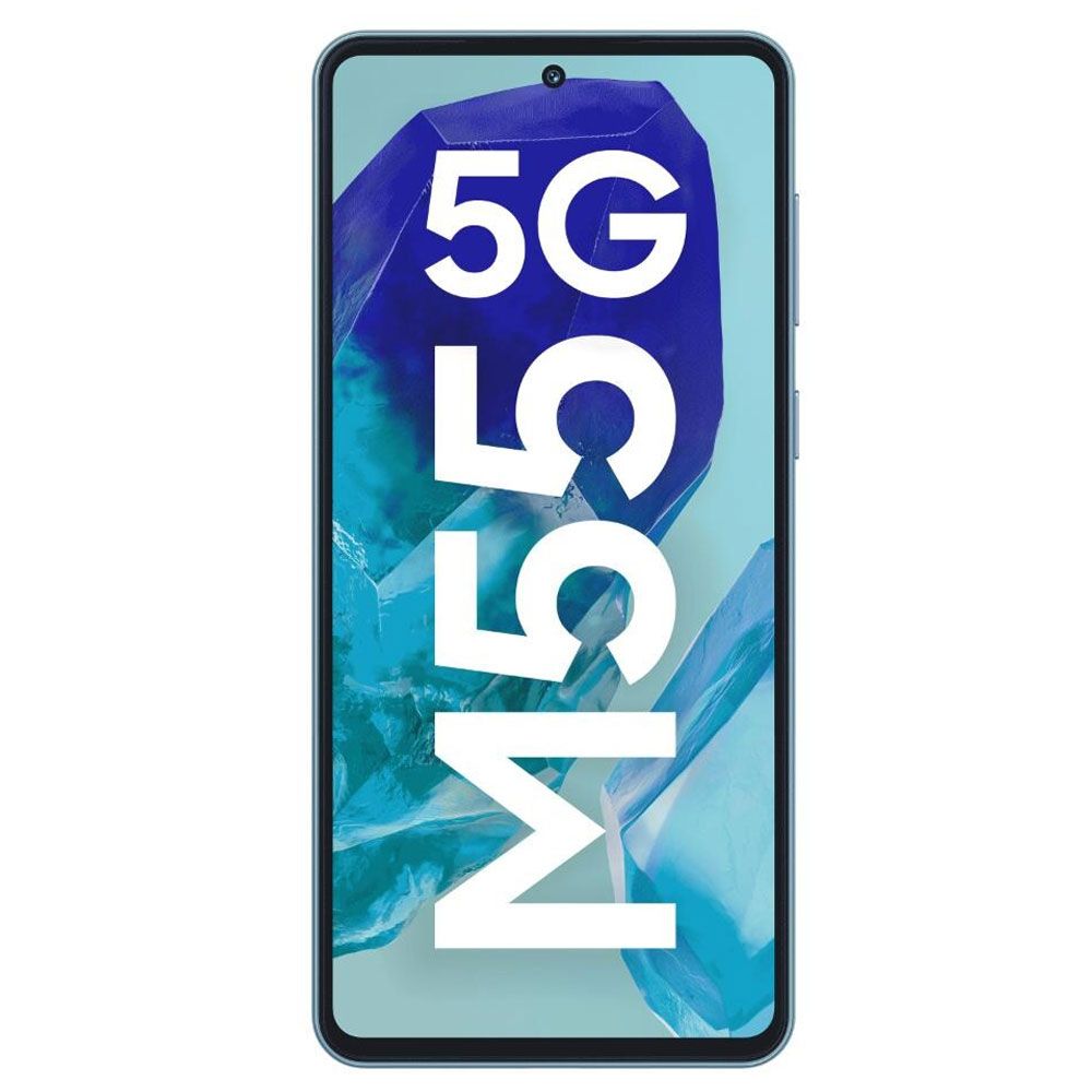 Samsung Galaxy M55 , 128 GB , 8 GB , 5G , Dual-SIM - Light Green
