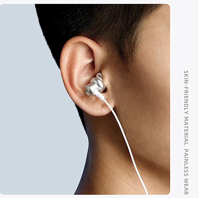 Joyroom Wired Earphones , White Silver - JR-EL115
