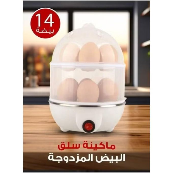 جهاز سلق البيض دينكس ، 350 وات ، ابيض - DX1760