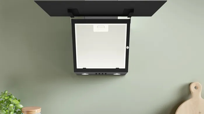 Bosch Series 2 Built-In Decorative Hood , 60 Centimeter , Black - DWK63PJ61T
