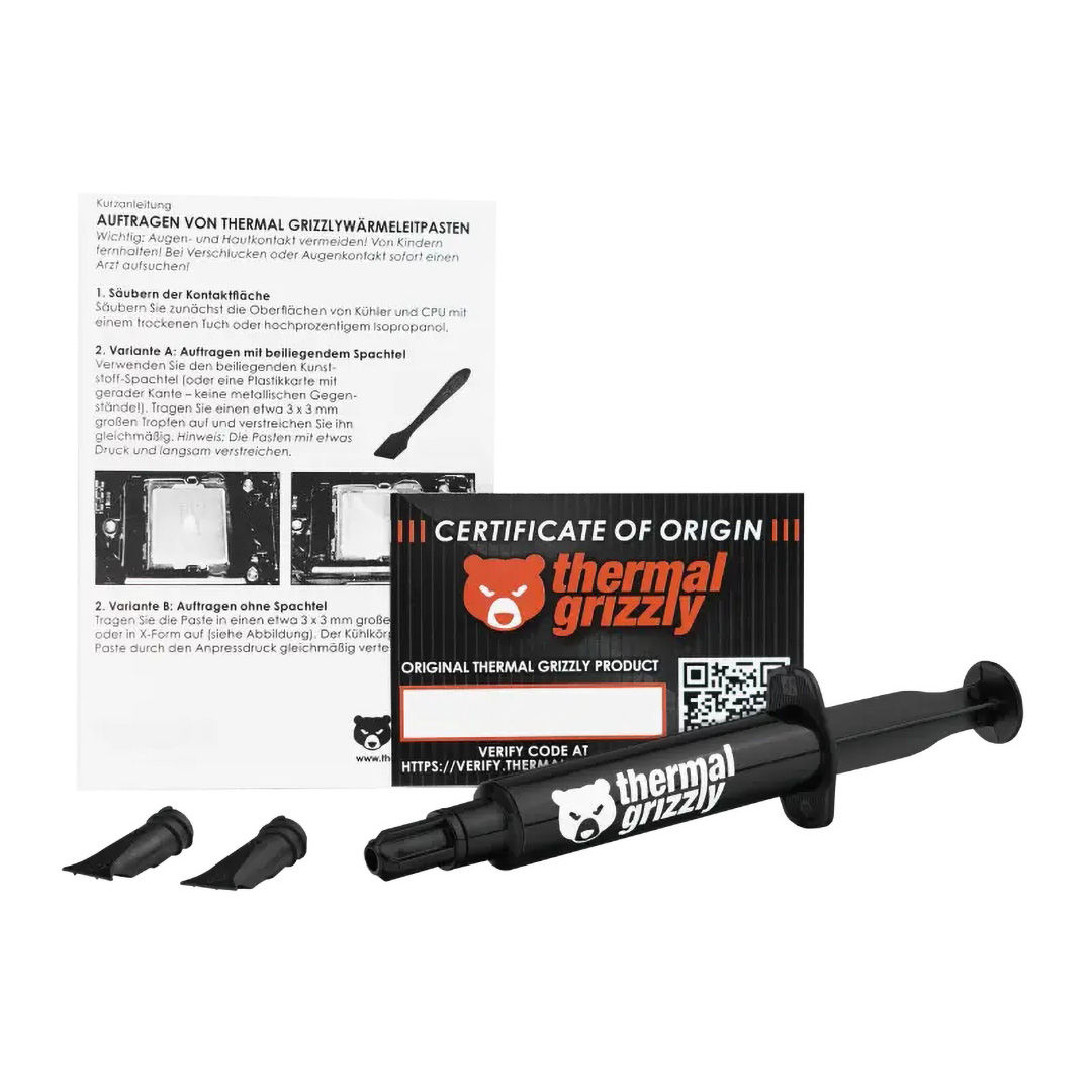 Thermal Grizzly Hydronaut Thermal Grease ,Black - S-TG-H-030-R