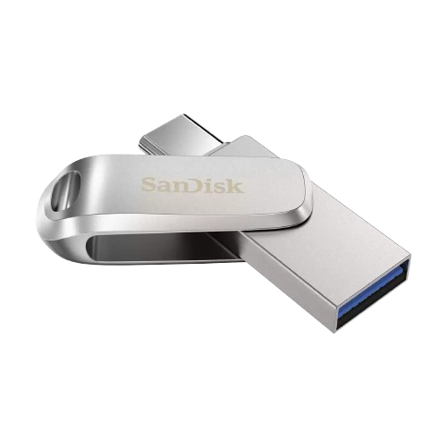 Sandisk Ultra Dual Drive Luxe USB Type-C, USB 3.2 Gen 1 Flash Drive , 256 GB , Silver - SDDDC4-256G-G46