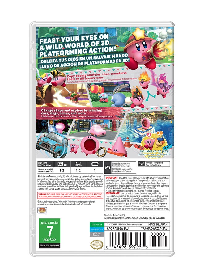 Kirby and The forgotten LandGame