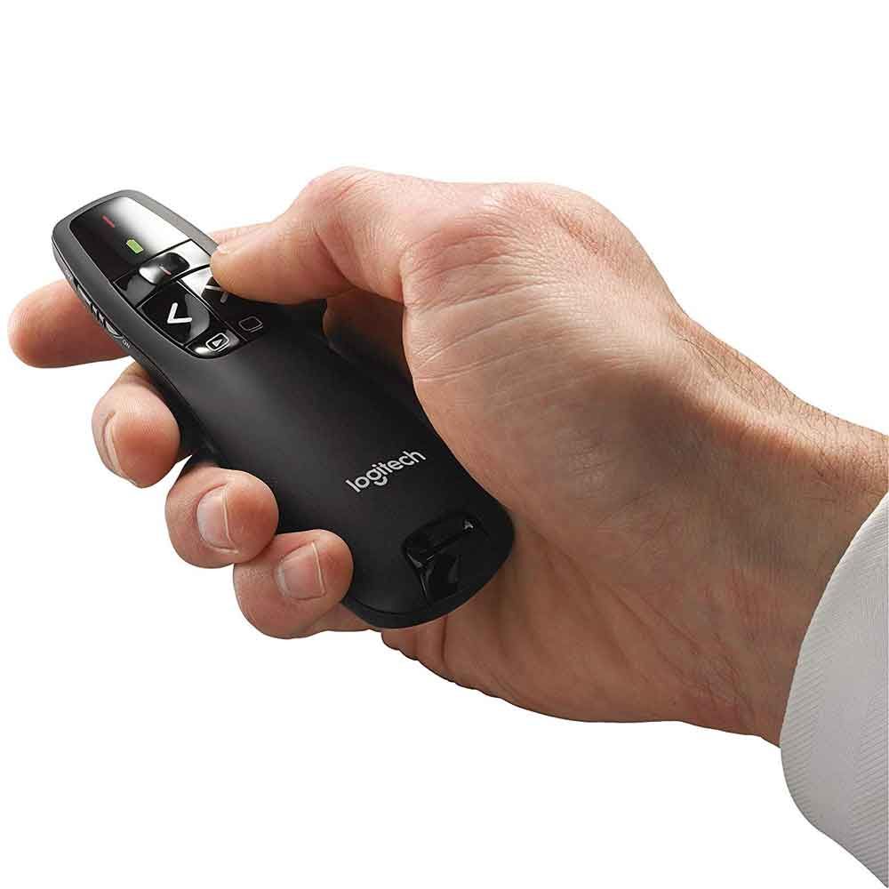 Logitech R400 Wireless Laser Presentation Remote Control Black