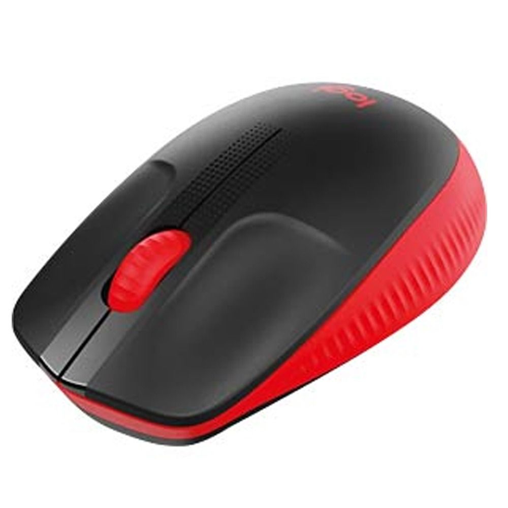 Logitech Wireless Mouse , Red - M190