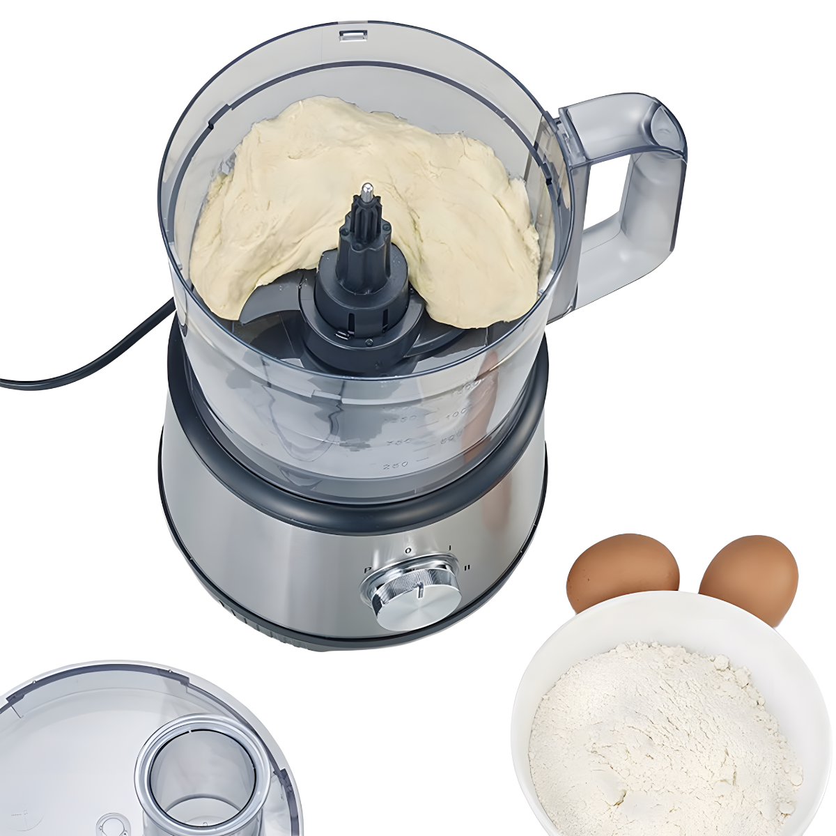 Severin Food Processor , 1200 Watt Silver - KM 3892