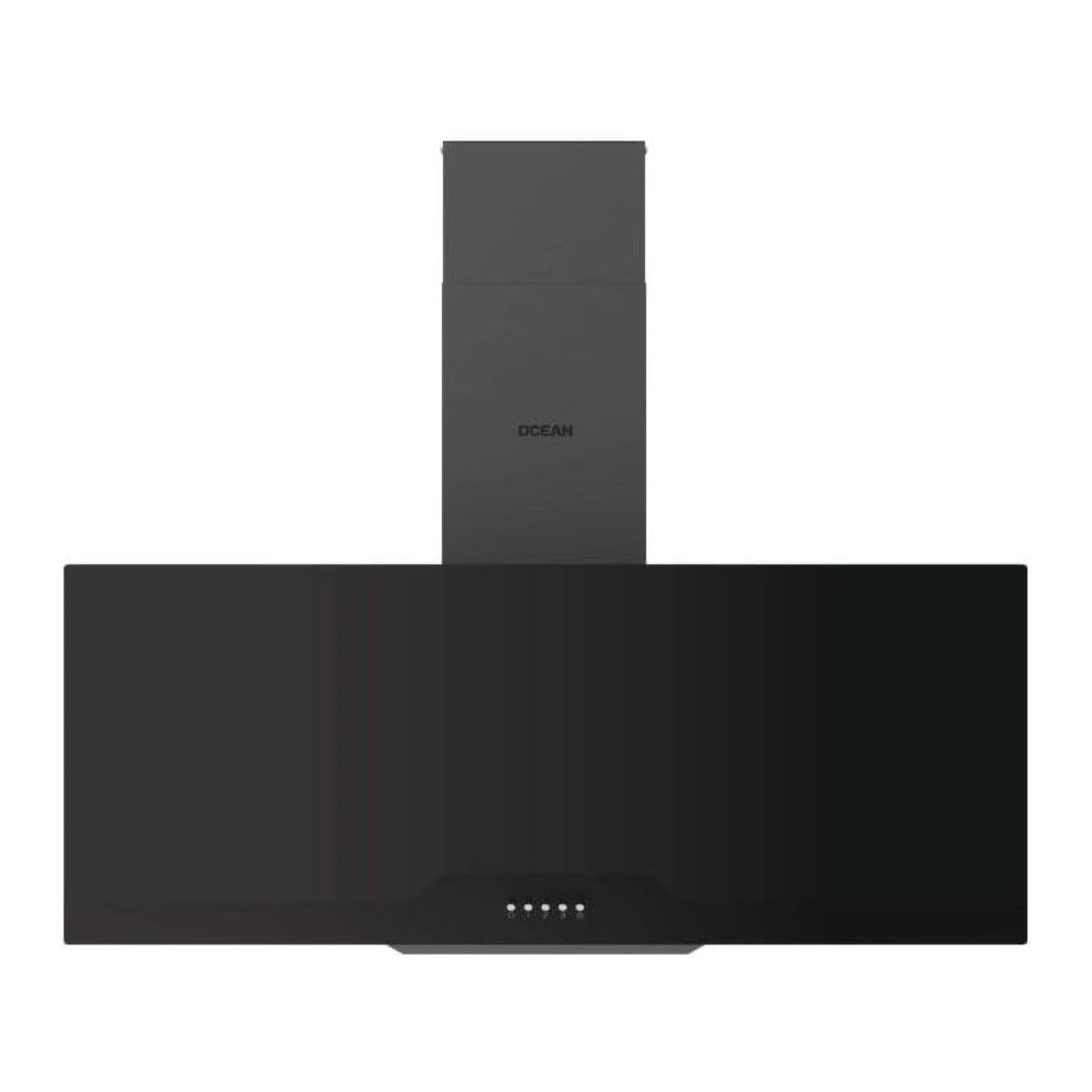 Ocean Built-In Decorative Hood , 90 Centimeter , Black Glass - ODCHR 94 BG CF