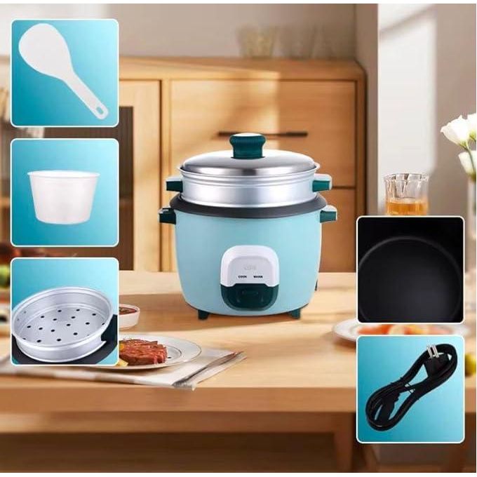 Winning Star Rice Cooker , 6 Liter 1000 Watt Mint Green - ST-9344