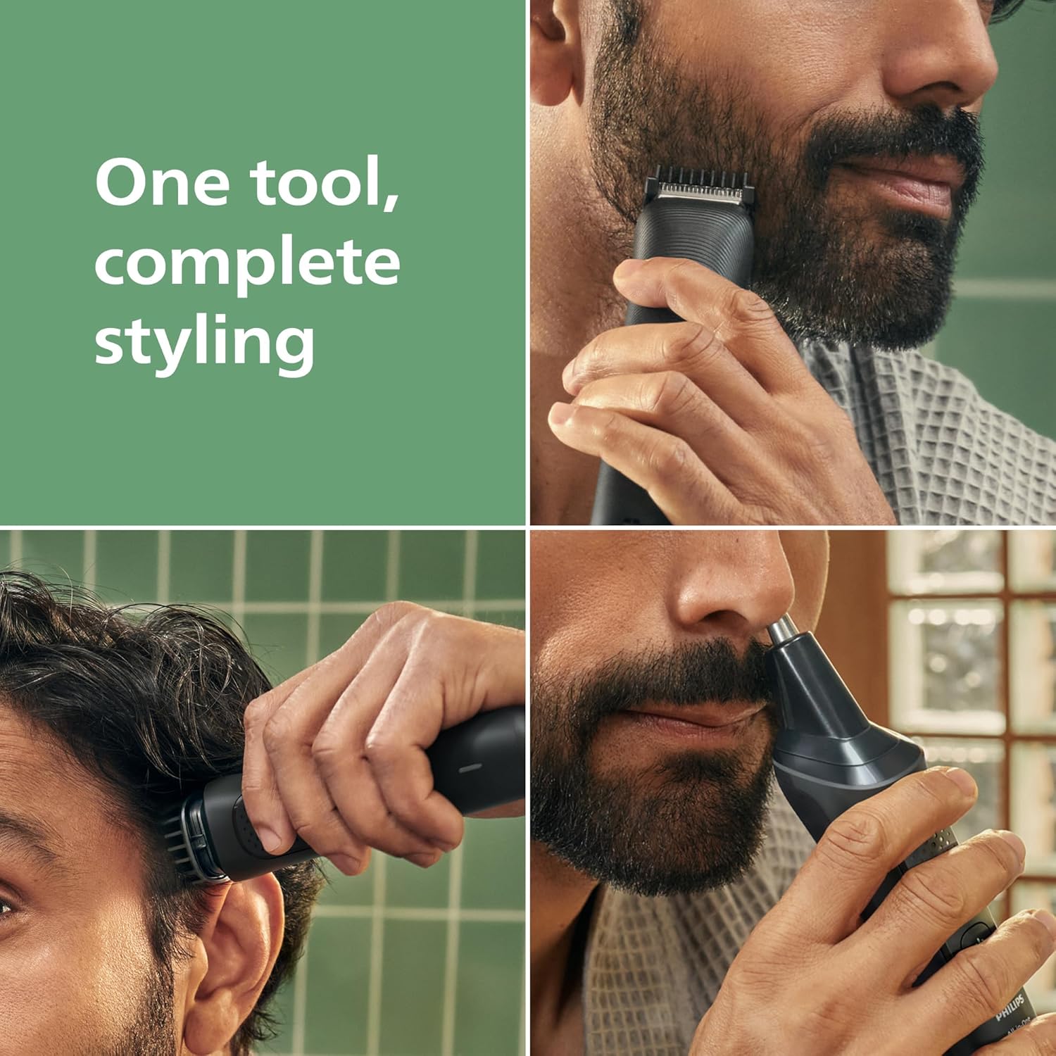 Philips Multigroom 3000 Series All-in-One Hair Trimmer , Black - MG3930/15