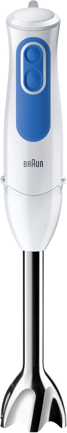 Braun MultiQuick 3 Hand Blender with Attachments 700 Watt White Blue - MQ3025