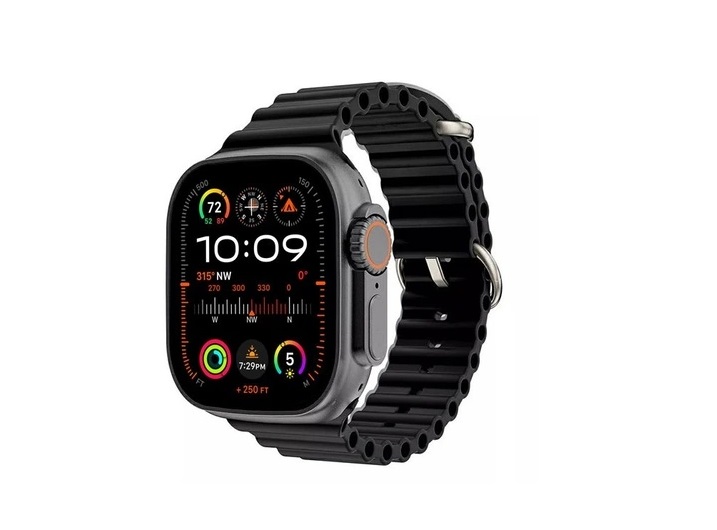 Generic Ultra Smart Watch , 2.02 Inch Black - HK9