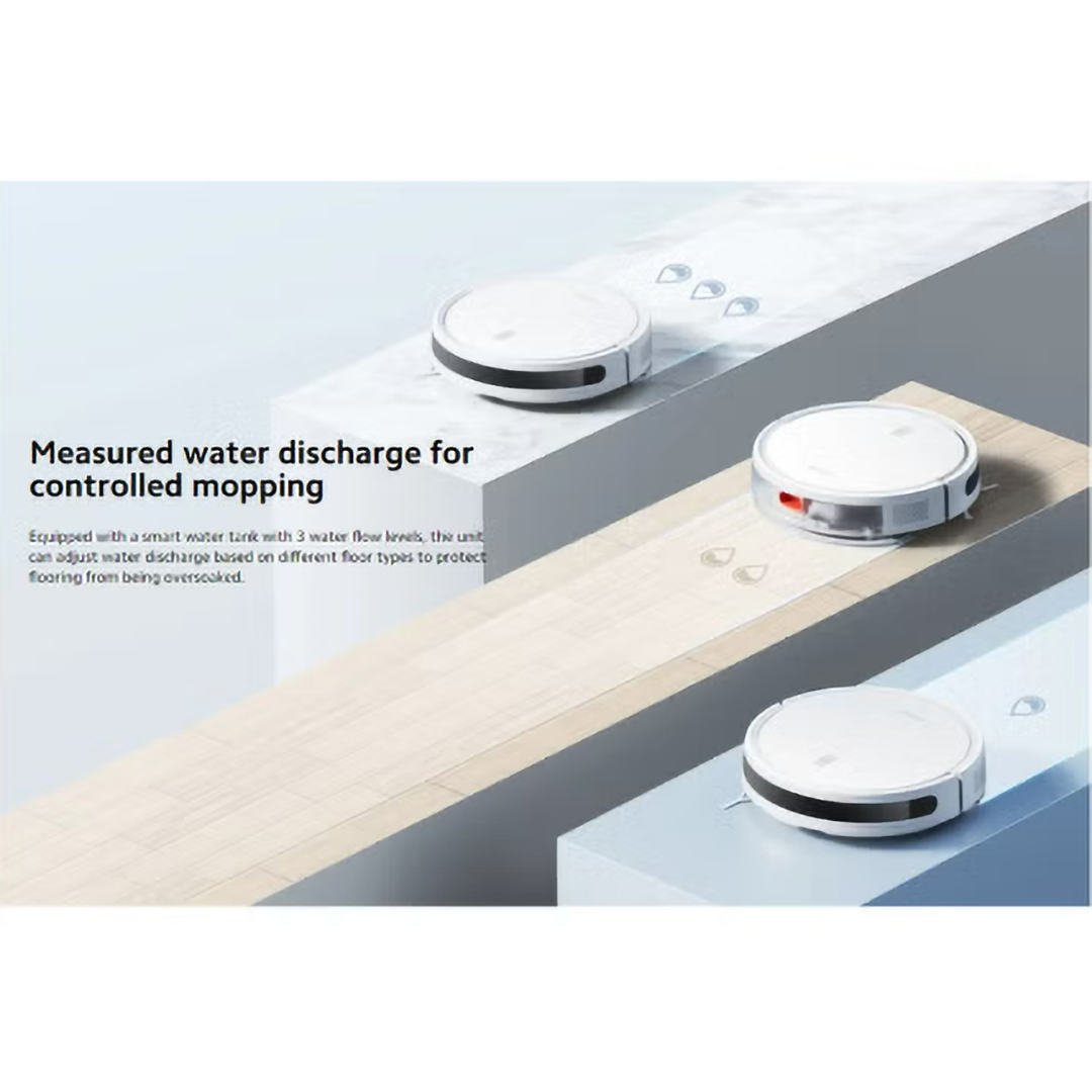Xiaomi E10 2 In 1 Robotic Vacuum Cleaner , 2600 mAh White - B112