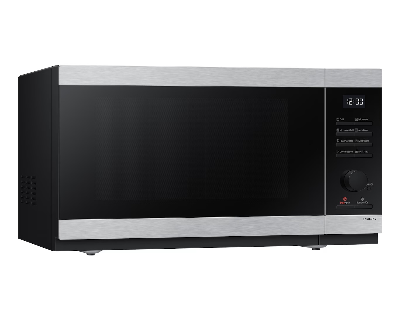 Samsung Microwave with Grill , 40 Liter 1500 Watt , Black Silver - MG40DG5524ATGY