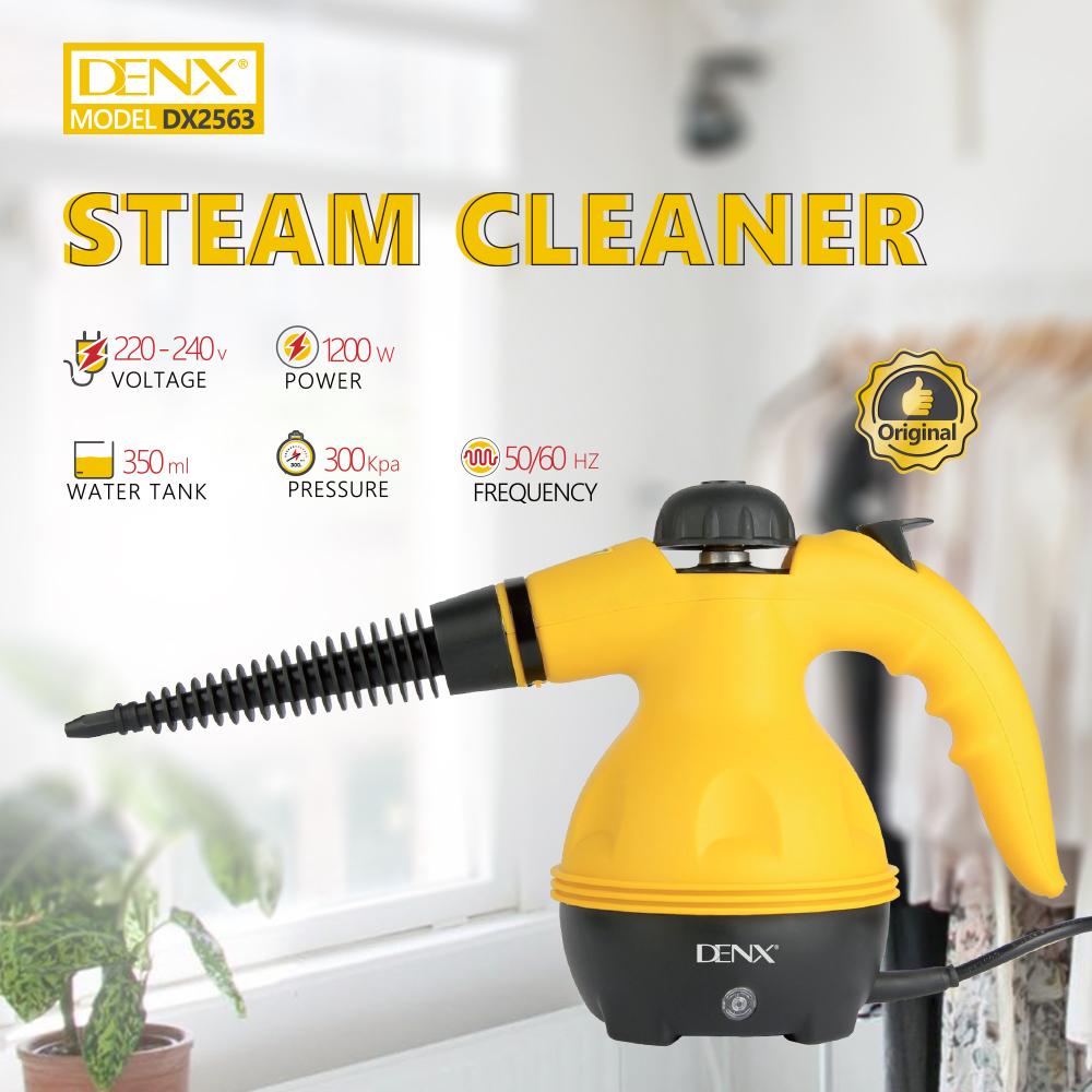 Denx Handheld Steam Cleaner , 1200 Watt , Black Yellow - DX2563