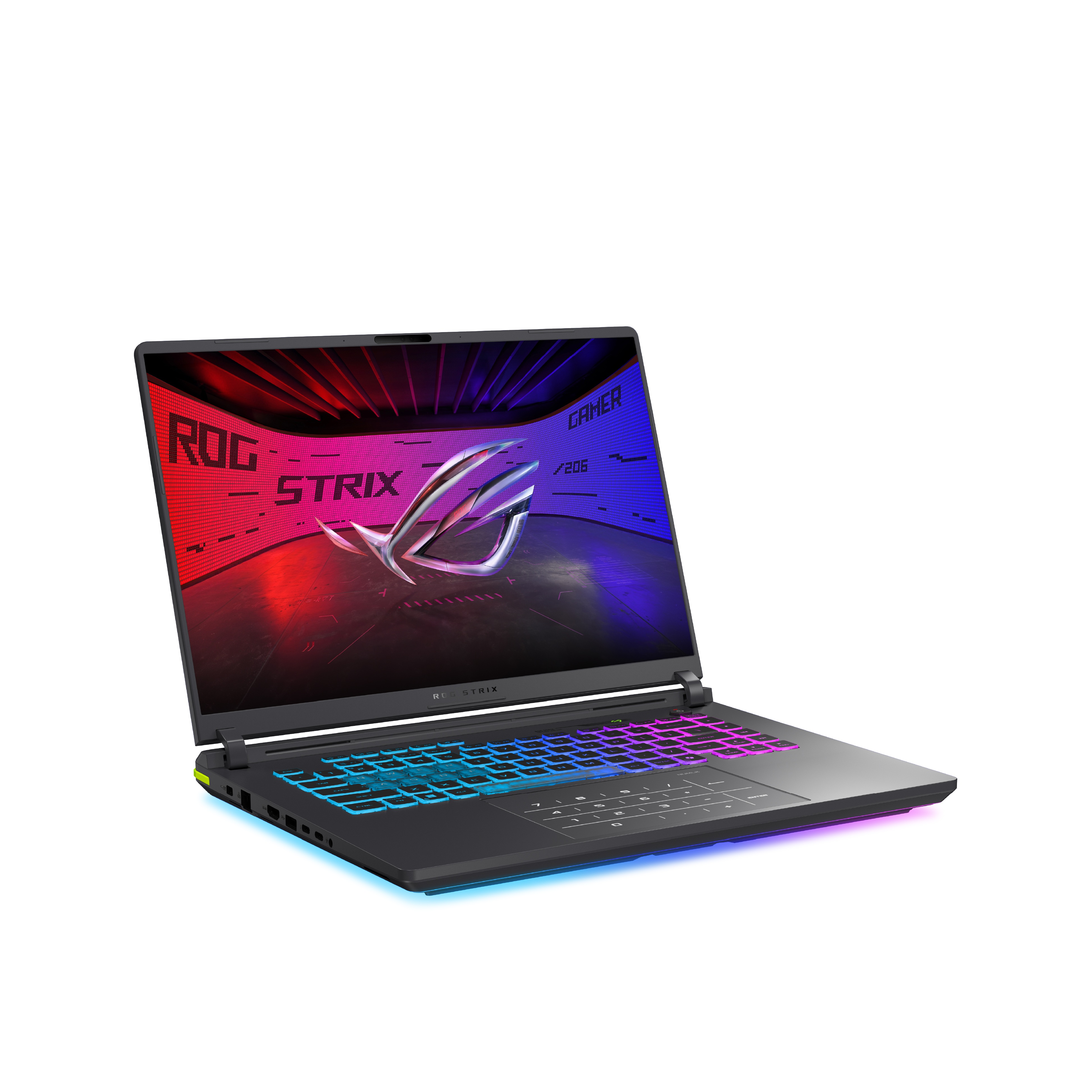 لاب توب اسوس ROG ستريكس G16 - G615LM-RV009W - 90NR0LJ2-M005C0 مع حقيبة ظهر ROG ، معالج انتل كور الترا 9 275HX 16 بوصة ، هارد 1 تيرا بايت SSD ، رام 16 جيجا بايت ، كارت شاشة انفيديا جي فورس RTX 5060 ،ويندوز 11 - اخضر فولت