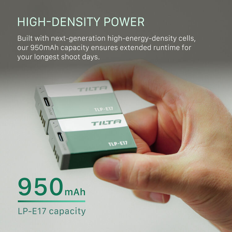 Tilta USB - C Camera Battery ,Forest Green - TLP-E17-FG