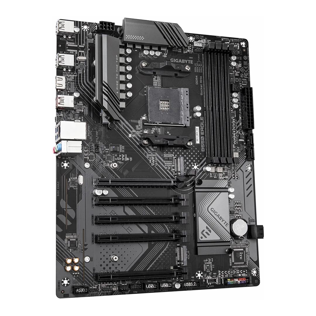 Gigabyte B550 EAGLE Motherboard , AMD ATX Black