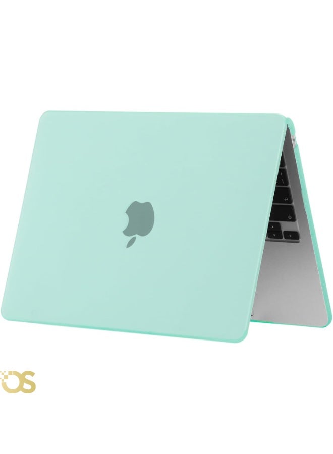 Generic Matte Hard Shell Case with Screen Protector for MacBook Air 13.3-inch (models A1932, A2179, A2337) , Green