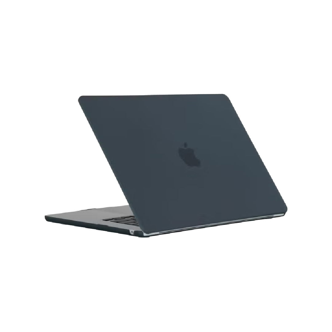 Generic Hard Shell Laptop Case with Screen Protector for Macbook Air 15-Inch , Black