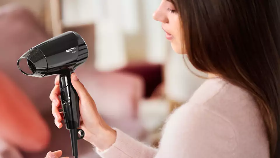Philips EssentialCare Hair Dryer 1200 Watt , Black - BHC010/10