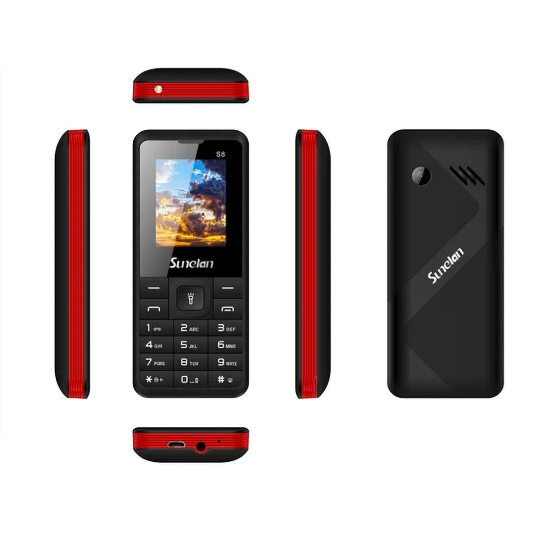 Sunelan S8 Dual-SIM , Black Red