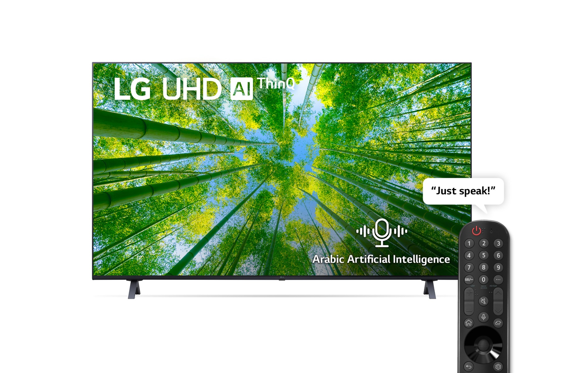 شاشة تلفزيون سمارت ال جي ، مقاس 60 بوصة ، ليد ، دقة 4K UHD ، بريسيفر داخلي