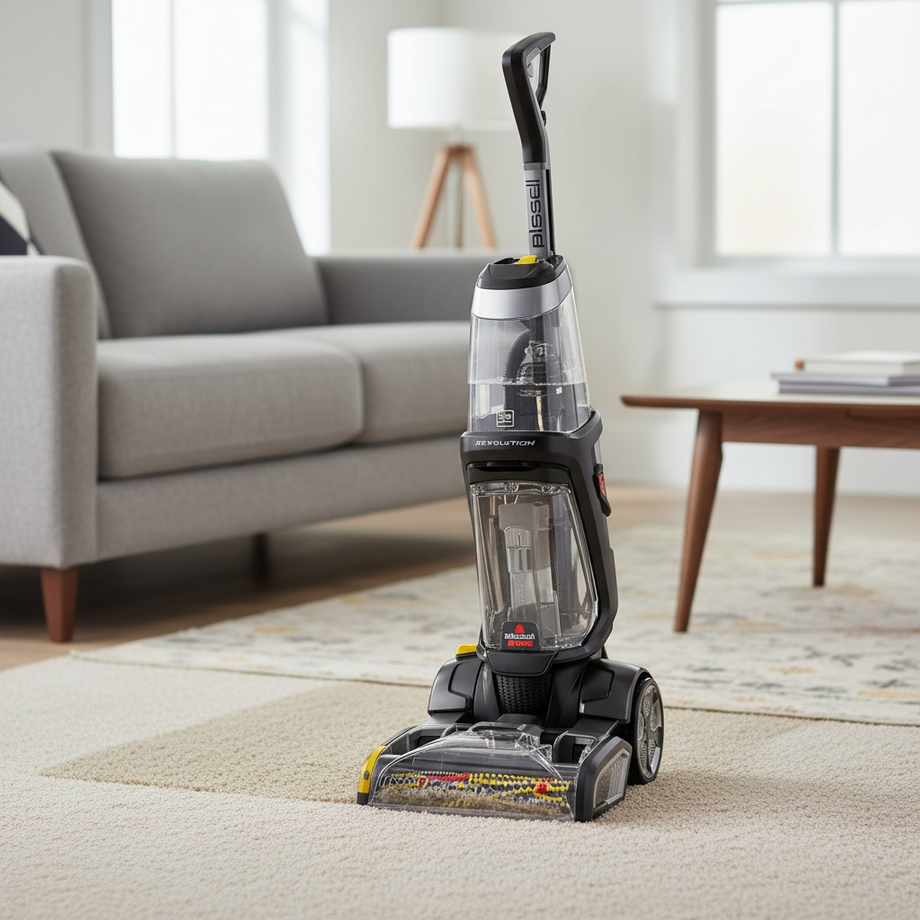 Bissell Proheat 2X Revolution Cleanshot Bagless Carpet Cleaner Black - 2066E