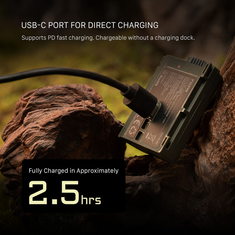 Tilta USB - C Camera Battery ,Dark Green - TEN-EL15C-GN