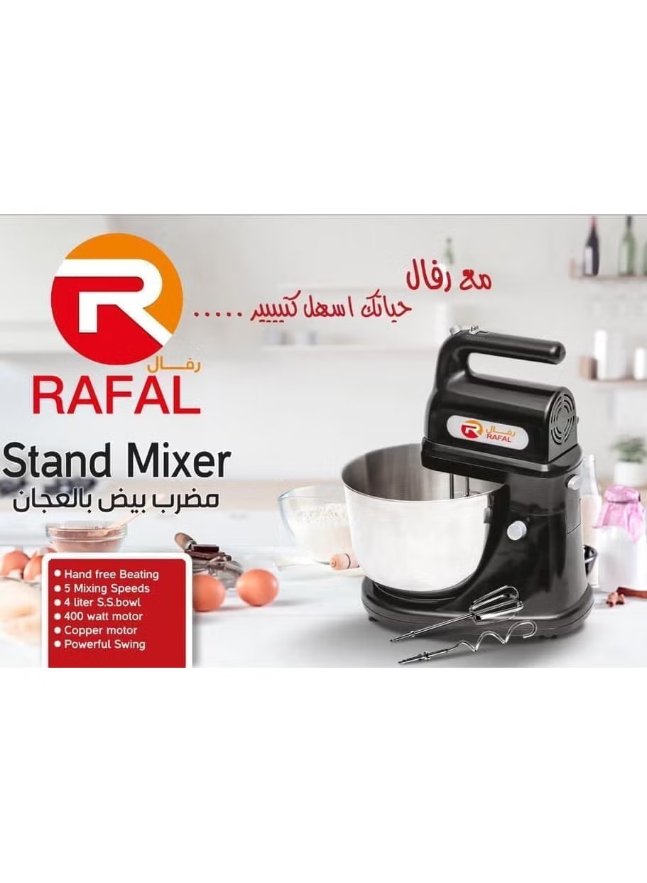 Rafal Stand Mixer 4 Liter Black - RA09