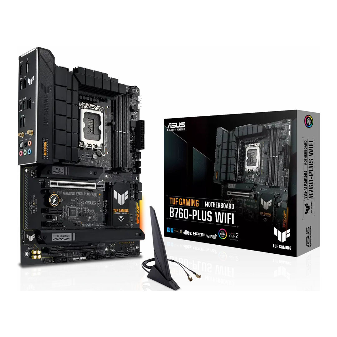 Asus TUF GAMING B760-PLUS WIFI Motherboard , Intel ATX Black