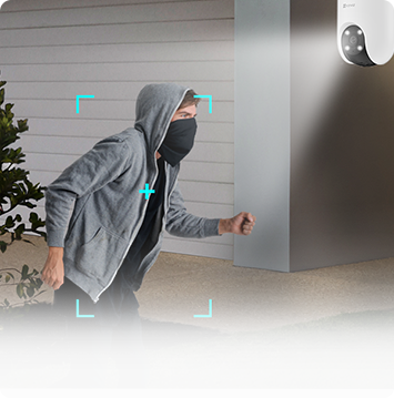 Ezviz H8c Pro Outdoor Pan and Tilt Wireless Security Camera , White - CS-H8c Pro (2K)