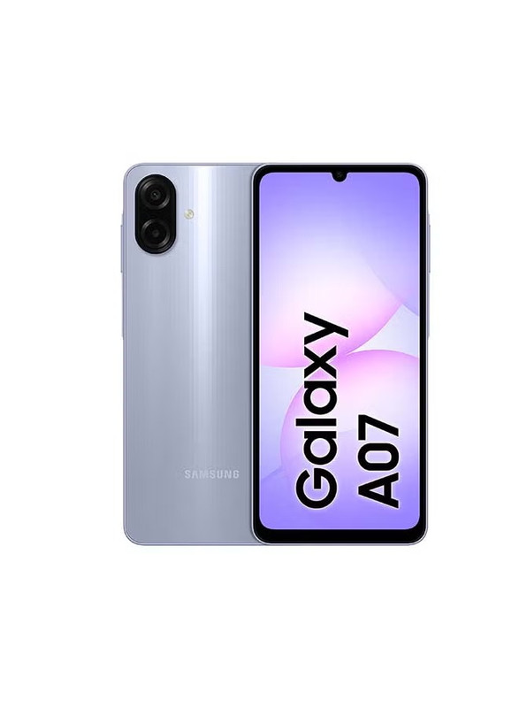 Samsung A07 , 128 GB , 6 GB , 4G LTE , Dual-SIM - Light Violet