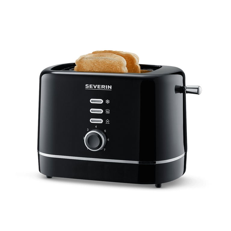 Severin Toaster , 2 Slices 850 Watt Black - AT 4321