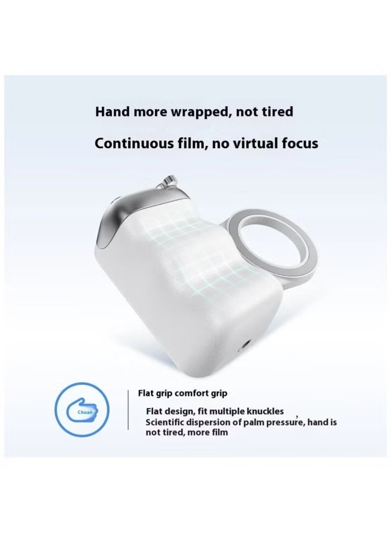 Telesin Magnetic Grip with Wireless Remote Control for iPhone devices , White Silver