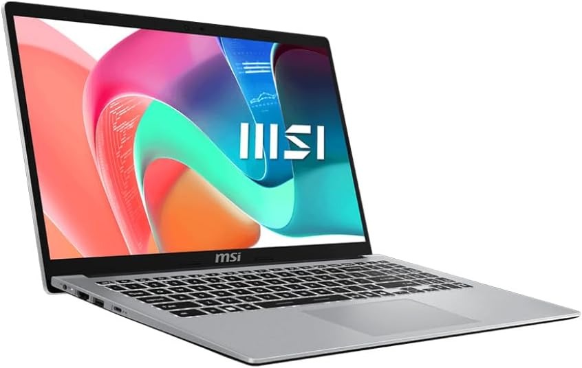 لاب توب ام اس اي مودرن 15 F13MG ، معالج انتل كور i5-1335U 15.6 بوصة ، هارد 512 جيجا بايت ، رام 8 جيجا بايت ، كارت شاشة انتل ايريس XE جرافيكس ،فري دوس - فضي اربن
