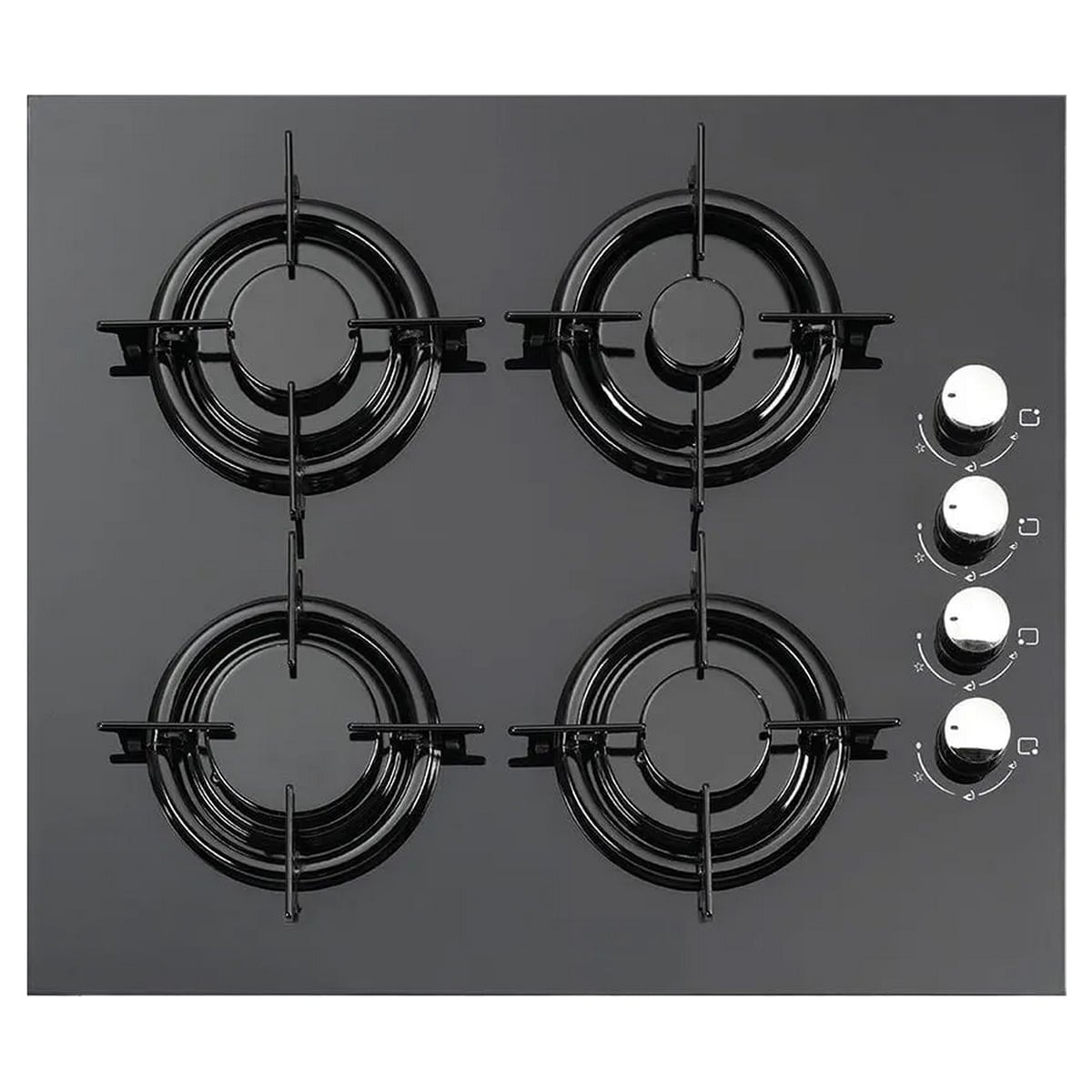 Star Gas Built-in Hob ,60 Centimeter 4 Burners ,Black - LX40 TAHDF