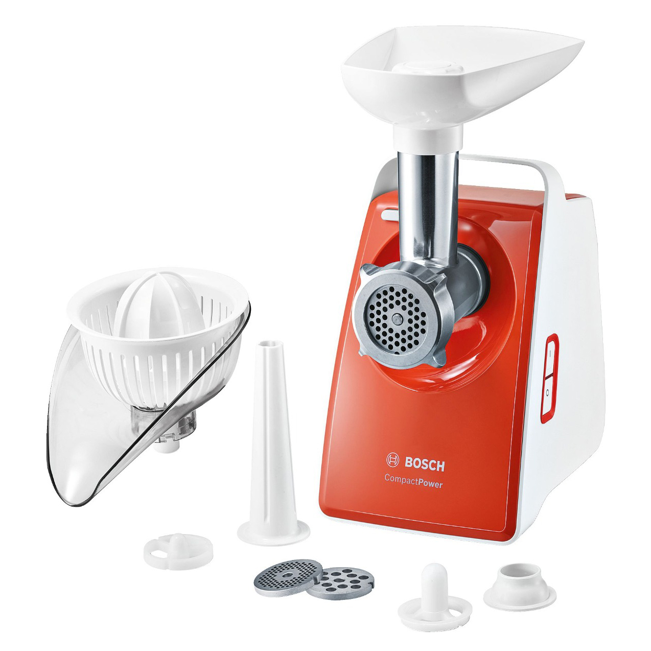Bosch Meat Mincer 1600 Watt , White Red - MFW3630I