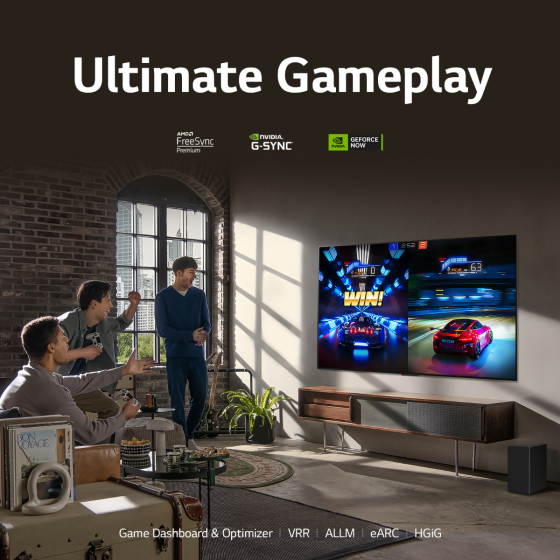 شاشة تلفزيون سمارت ال جي ، مقاس 55 بوصة ، OLED Evo ، دقة 4K UHD ، بريسيفر داخلي