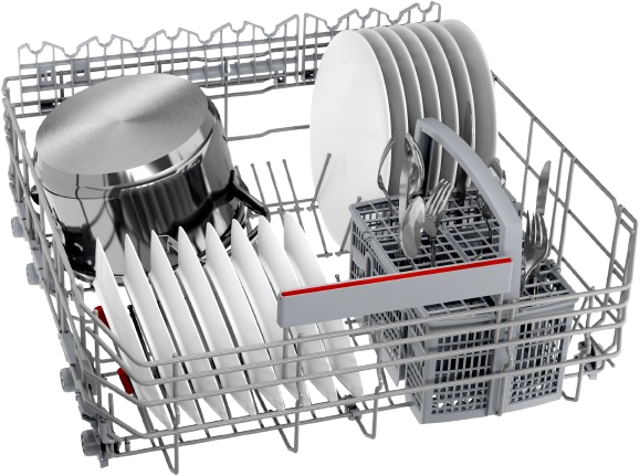 Bosch Series 6 Free Standing Dishwasher , 14 Persons Brushed Steel - Anti-fingerprint- SMS6ECI83T