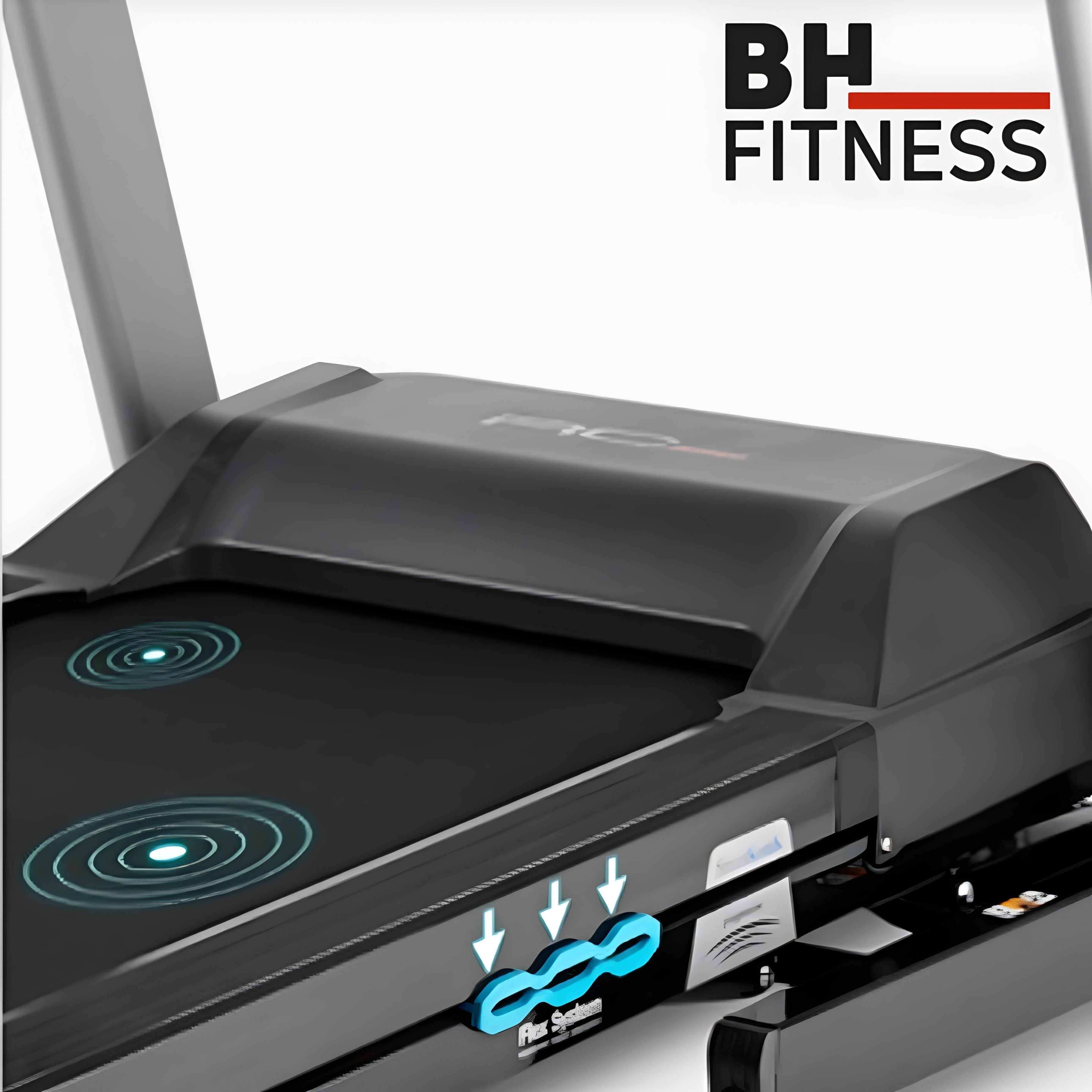 مشاية كهربائية بي اتش فيتنس RC09 ، وزن 150 كجم ، 4 حصان ، اسود - G6180-TFT
